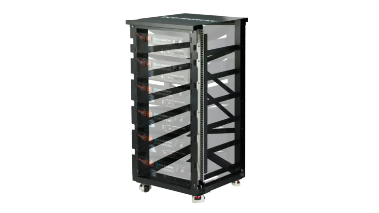 ECO-WORTHY 6-Slot Battery Rack for ECO-WORTHY 48V Server Rack Lithium Batteries