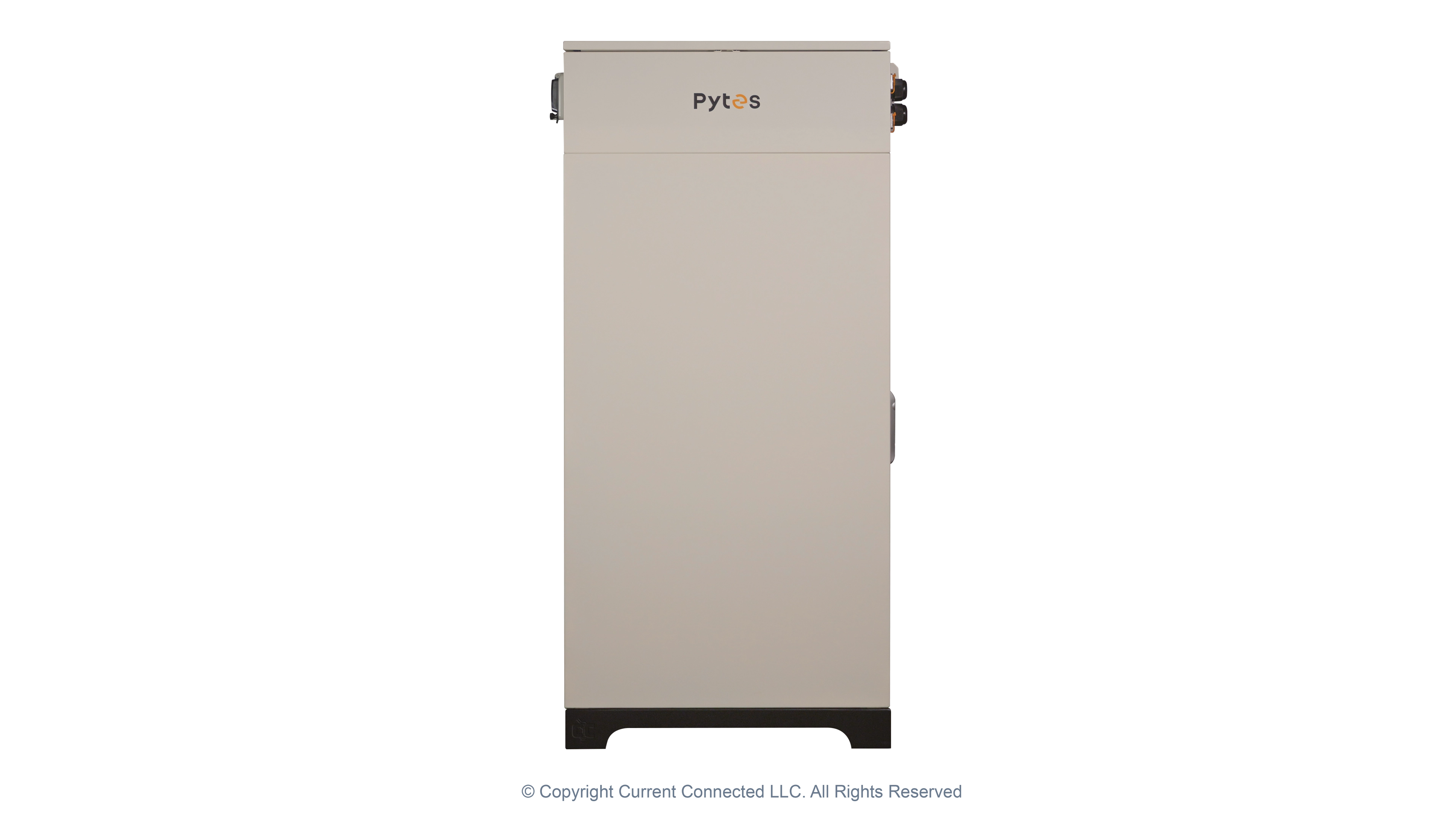 V-BOX-OC-Outdoor-Battery-Cabinet-ISO-Front High quality photo of the Pytes V-BOX-OC Front. Photographed by Current Connected