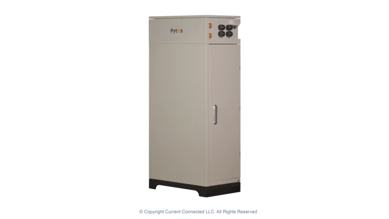 High quality photo of the Pytes V-BOX-OC Front Right. Photographed by Current Connected