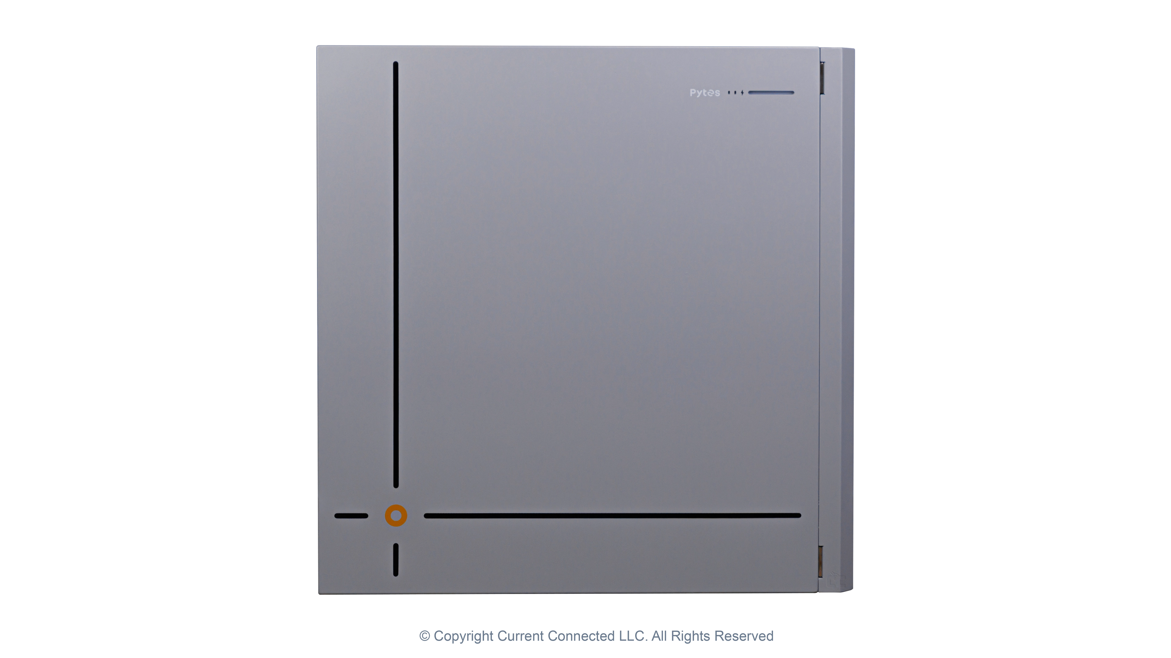 High quality photo of the Pytes V16 Lithium Battery Front View. Photographed by Current Connected