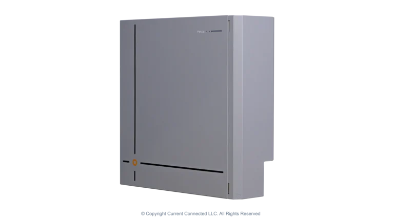 High quality photo of the Pytes V16 Lithium Battery Front Right View. Photographed by Current Connected