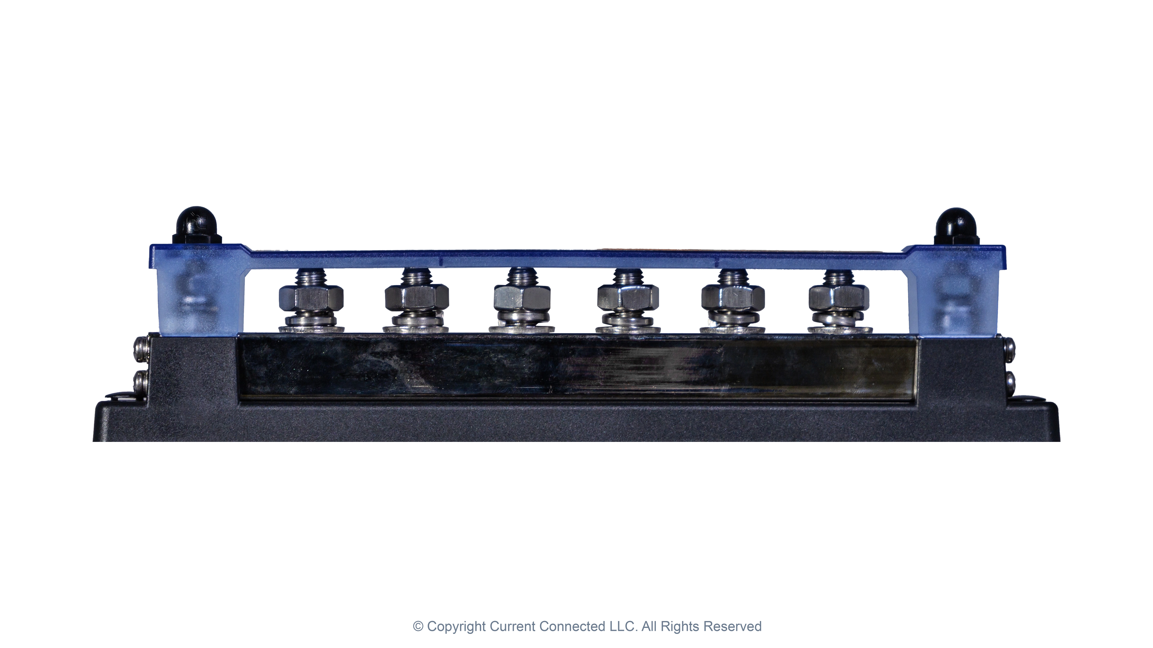 Pytes-600A-Busbars-Front-Cover-View High quality photo of the Pytes 600A Busbars Front Cover View. Photographed by Current Connected