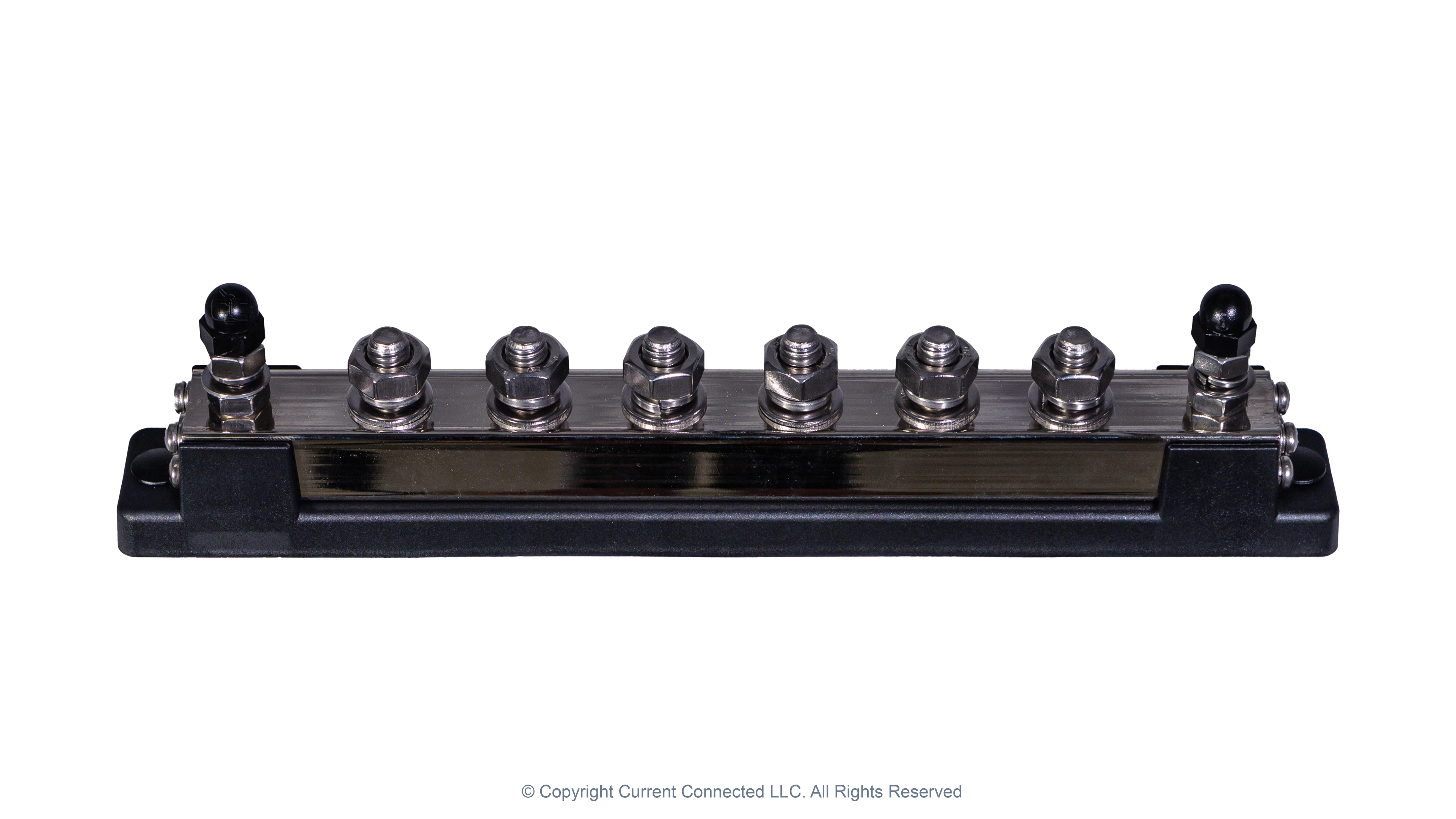 Pytes-600A-Busbars-45-View High quality photo of the Pytes 600A Busbars Top Angle View. Photographed by Current Connected