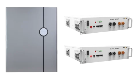 Pytes E-Box VR-BOX-IC Bundle, 10.24kWh of Storage for Partial Home Backup and Tiny Home Energy Storage