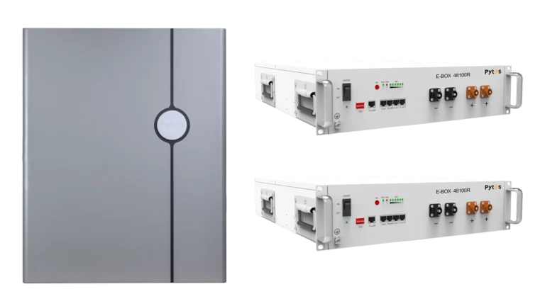 Pytes E-Box VR-BOX-IC Bundle, 10.24kWh of Storage for Partial Home Backup and Tiny Home Energy Storage