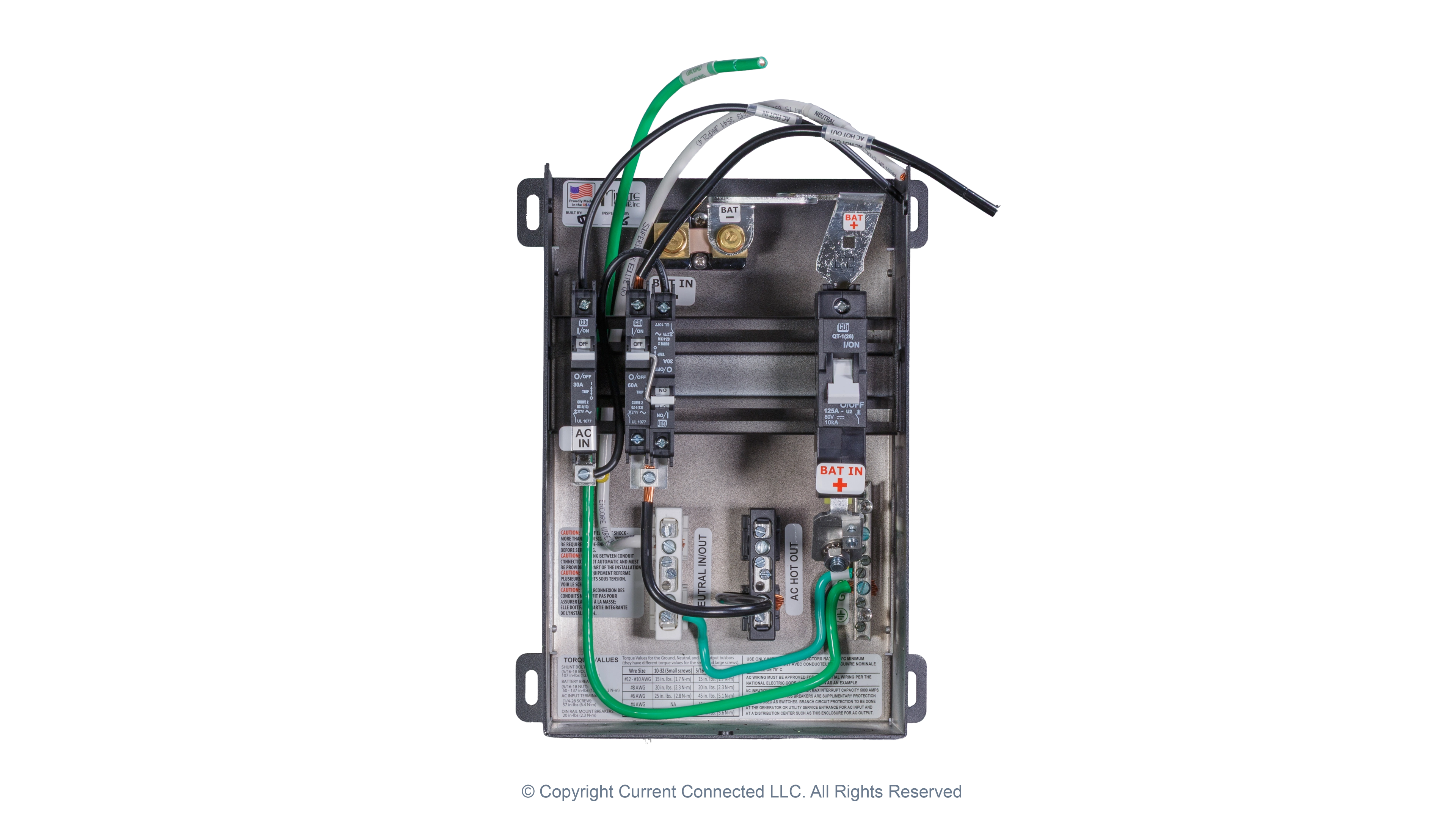 High quality photo of the Little Rosie E Panel Front Open View. Photographed by Current Connected