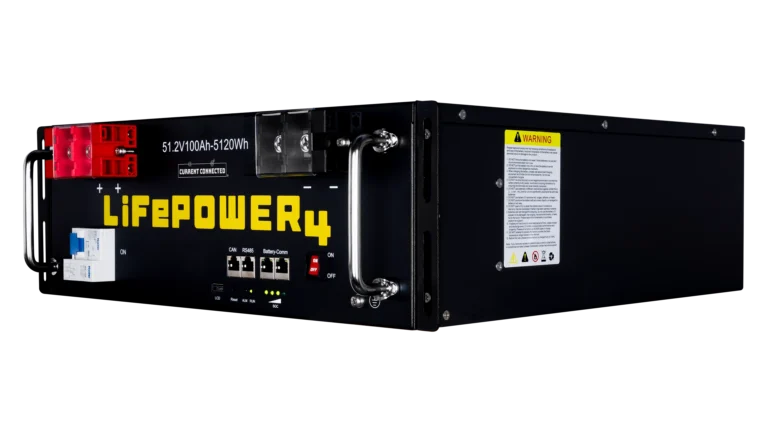 High quality photo of the EG4 LiFePOWER4 Right view. Photographed by Current Connected