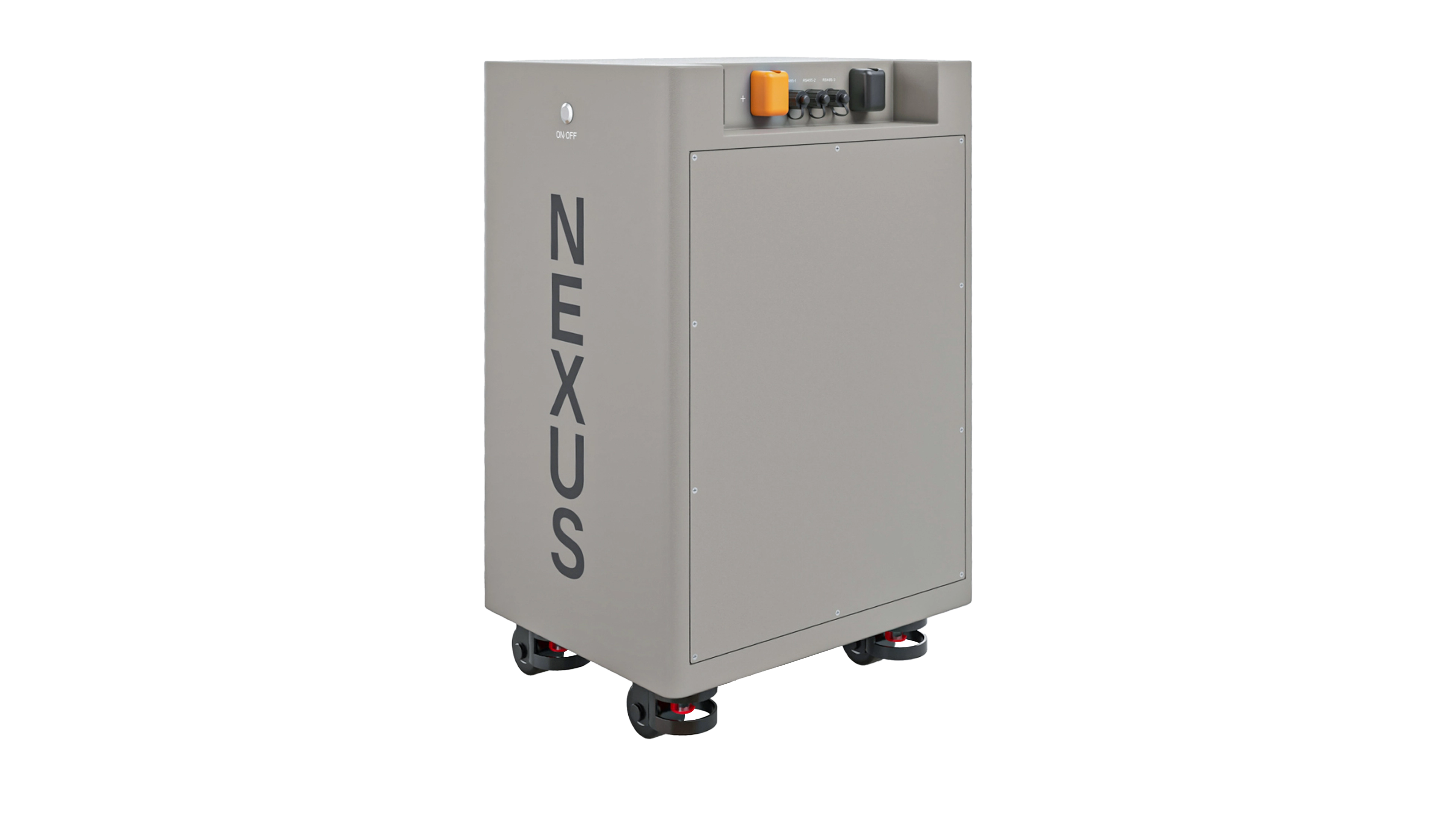 High quality photo of the Big Battery 48V Nexus 15kWh Back Left View. Photo sourced by Current Connected.