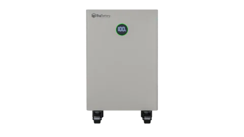 High quality photo of the Big Battery 48V Nexus 15kWh Front View. Photo sourced by Current Connected.