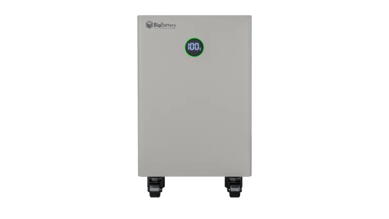 High quality photo of the Big Battery 48V Nexus 15kWh Front View. Photo sourced by Current Connected.