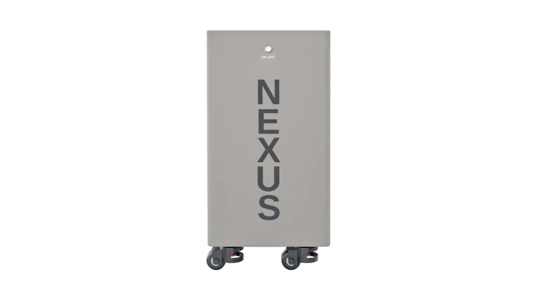 High quality photo of the Big Battery 48V Nexus 15kWh Right View. Photo sourced by Current Connected.