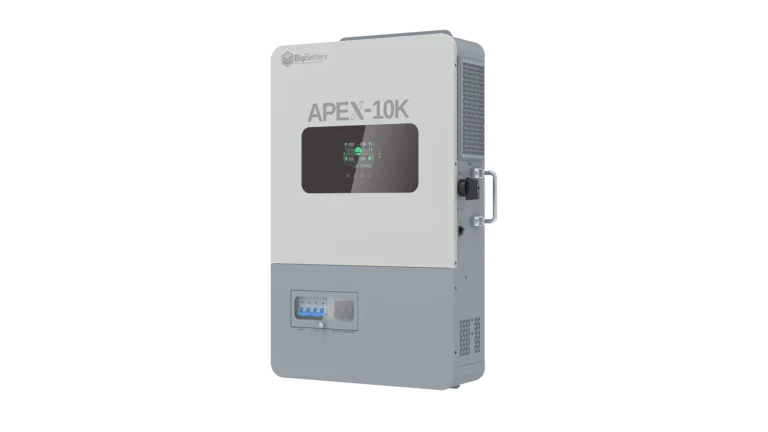 High quality photo of the Big Battery Apex-10k Front Right View. Photo sourced by Current Connected.