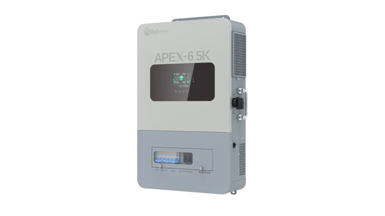 High quality photo of the Big Battery Apex-6.5k Front Right View. Photo sourced by Current Connected.