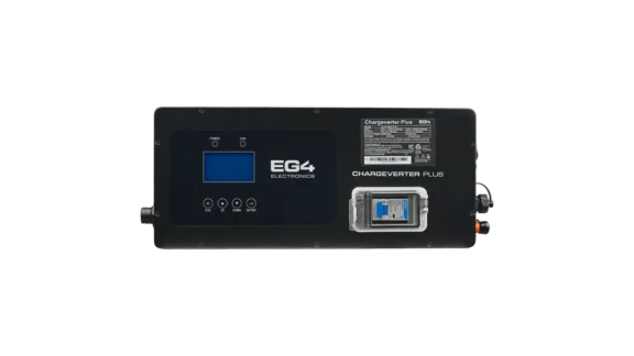 High quality photo of the EG4 Chargeverter Plus Front View. Photo sourced by Current Connected.