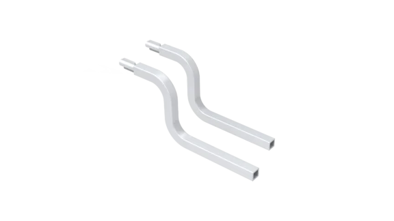 High quality photo of the Pytes Handle Set Left Tilt View. Photo sourced by Current Connected.