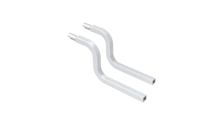 High quality photo of the Pytes Handle Set Left Tilt View. Photo sourced by Current Connected.