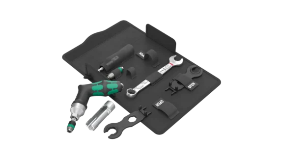 High quality photo of the Wera 9524 Photovoltaic mounting tool set. Photo sourced by Current Connected from WERA Tools.