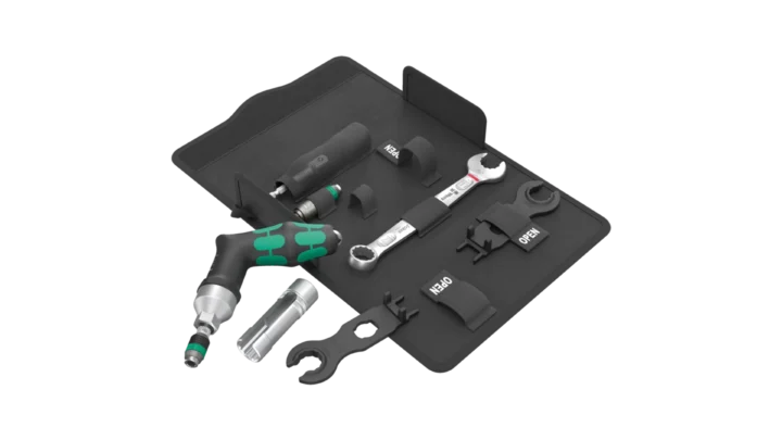 High quality photo of the Wera 9524 Photovoltaic mounting tool set. Photo sourced by Current Connected from WERA Tools.