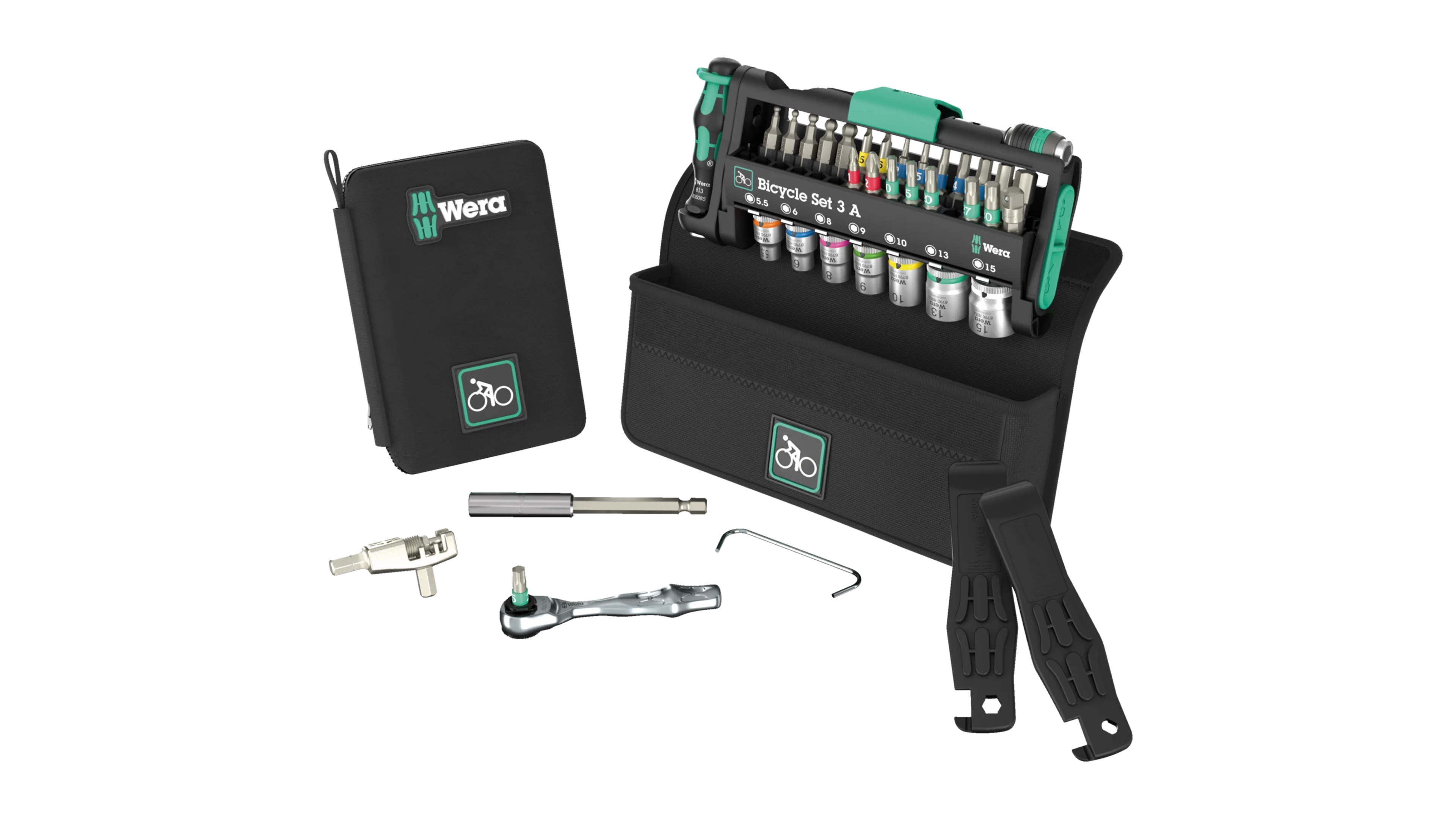 High quality photo of the Wera Bicycle Set 3A. Photo sourced by Current Connected from WERA Tools.
