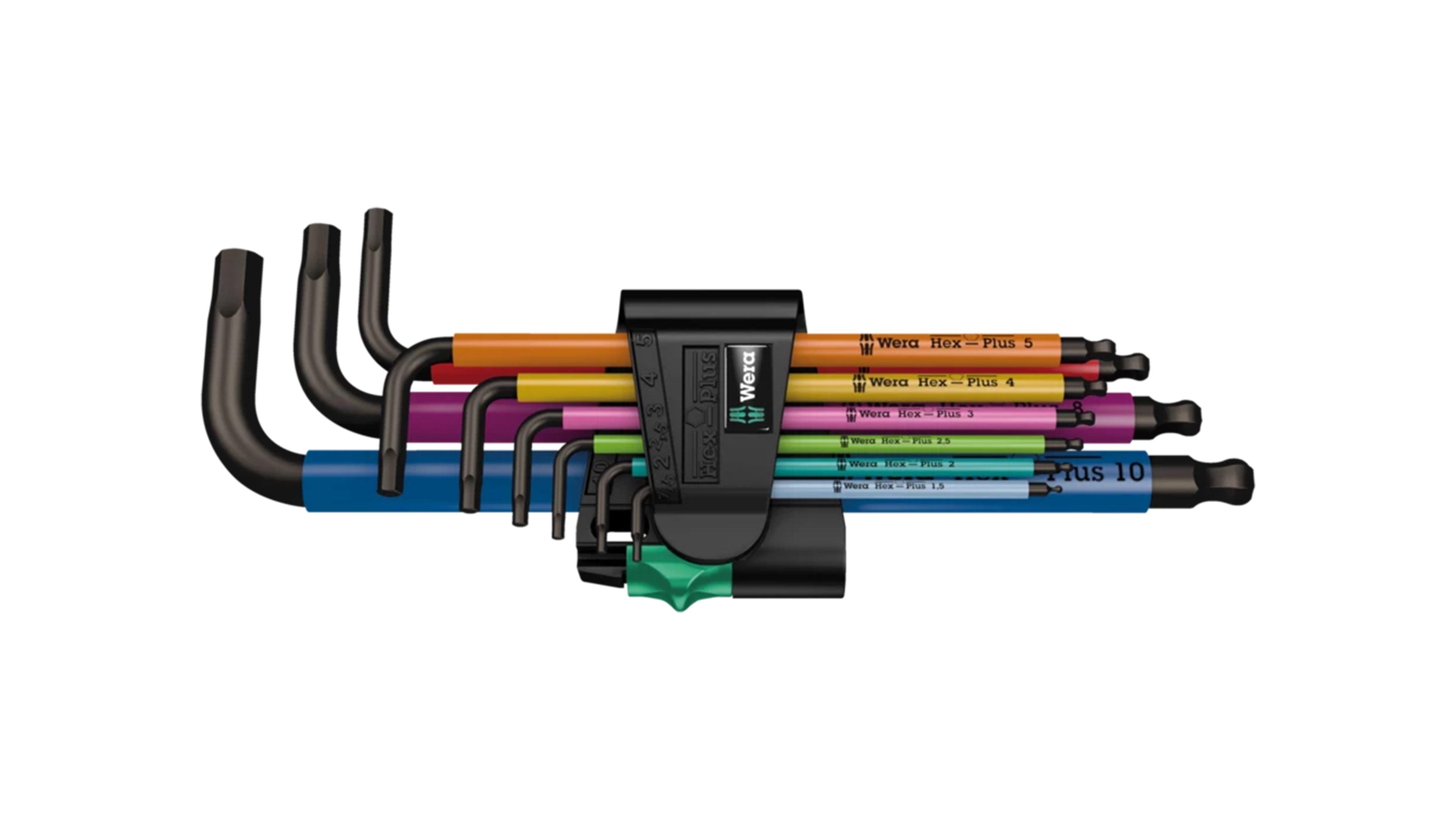 High quality photo of the Wera 950 9 Hex-Plus MultiColour. Photo sourced by Current Connected from WERA Tools.