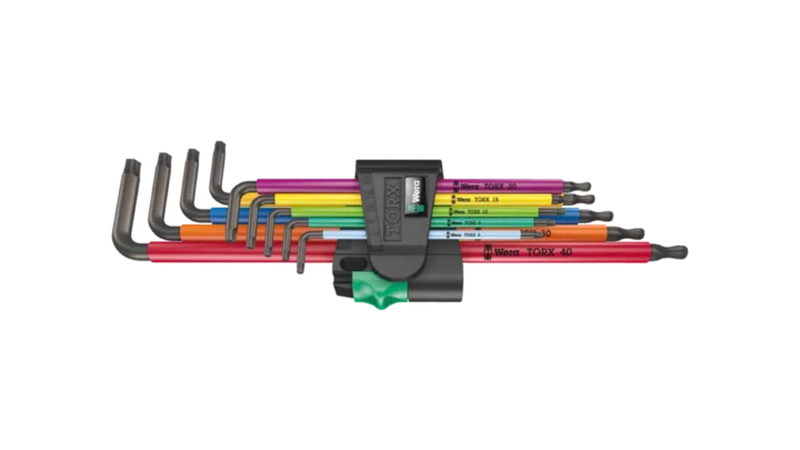 High quality photo of the Wera 967 9 TX XL MultiColour. Photo sourced by Current Connected from WERA Tools.