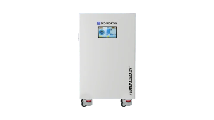 High quality photo of the ECO-WORTHY POWERMEGA 512V Front View. Photo sourced by Current Connected from ECO-WORTHY.