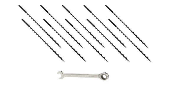 Integrarack IR EarthScrew Mounting Kit 10 Pack, 30-Inch Screws for BallastRack Frames, Solar Mounting Method for Dense Compacted Soil