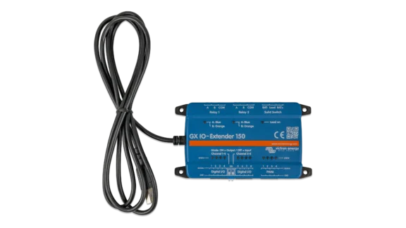 Victron Energy GX IO-Extender 150, GX Device Input/Output Expansion for Relays, Sensors, and More