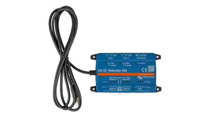 Victron Energy GX IO-Extender 150, GX Device Input/Output Expansion for Relays, Sensors, and More