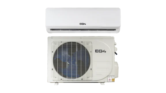 EG4 Hybrid Solar Mini-Split AC/DC Air Conditioner and Heat Pump, Solar Powered Mini-Split, Includes Pre-Charged Refrigerant Lines